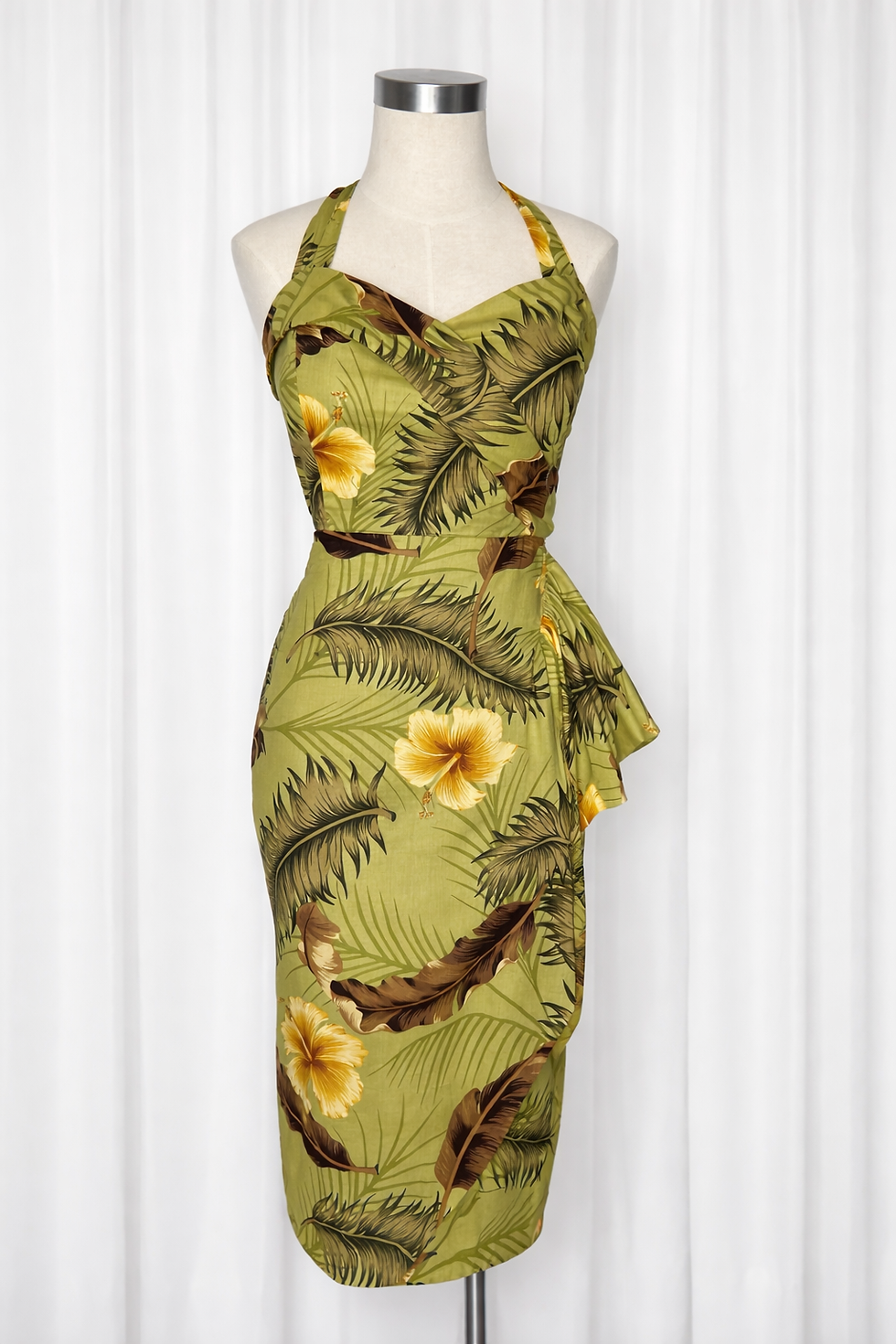Thumbnail: Hawaiian Sarong Dress With Drape - Style# TH-116