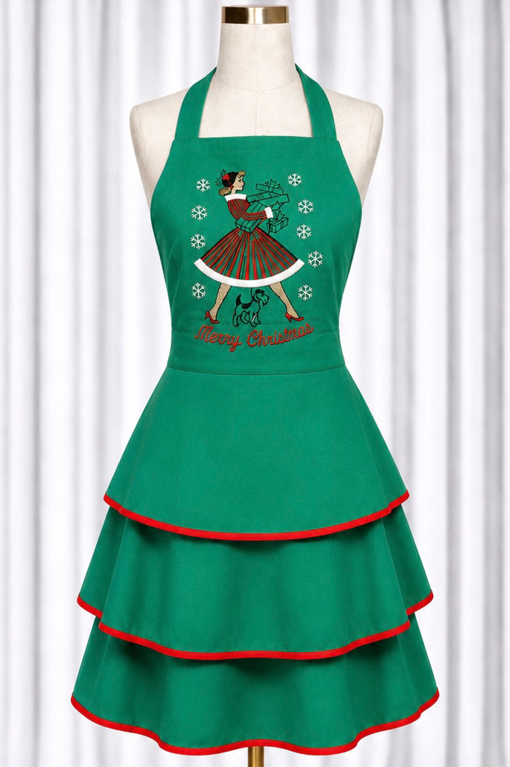 Christmas Tree Apron Style# THX-TD