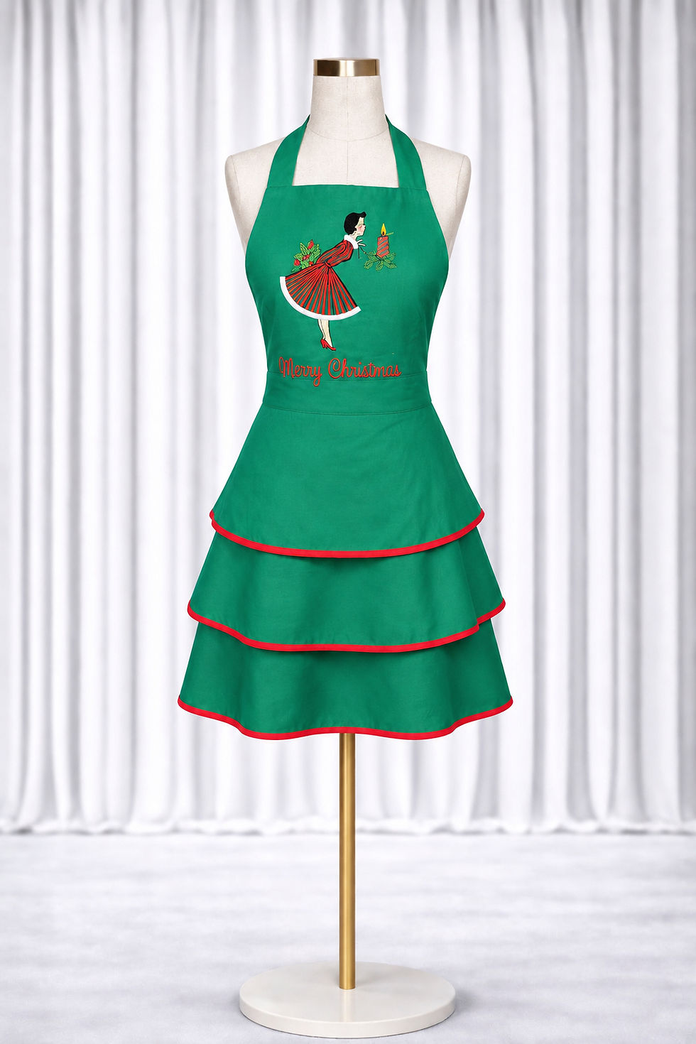 Thumbnail: Christmas Tree Apron Style# THX-GC