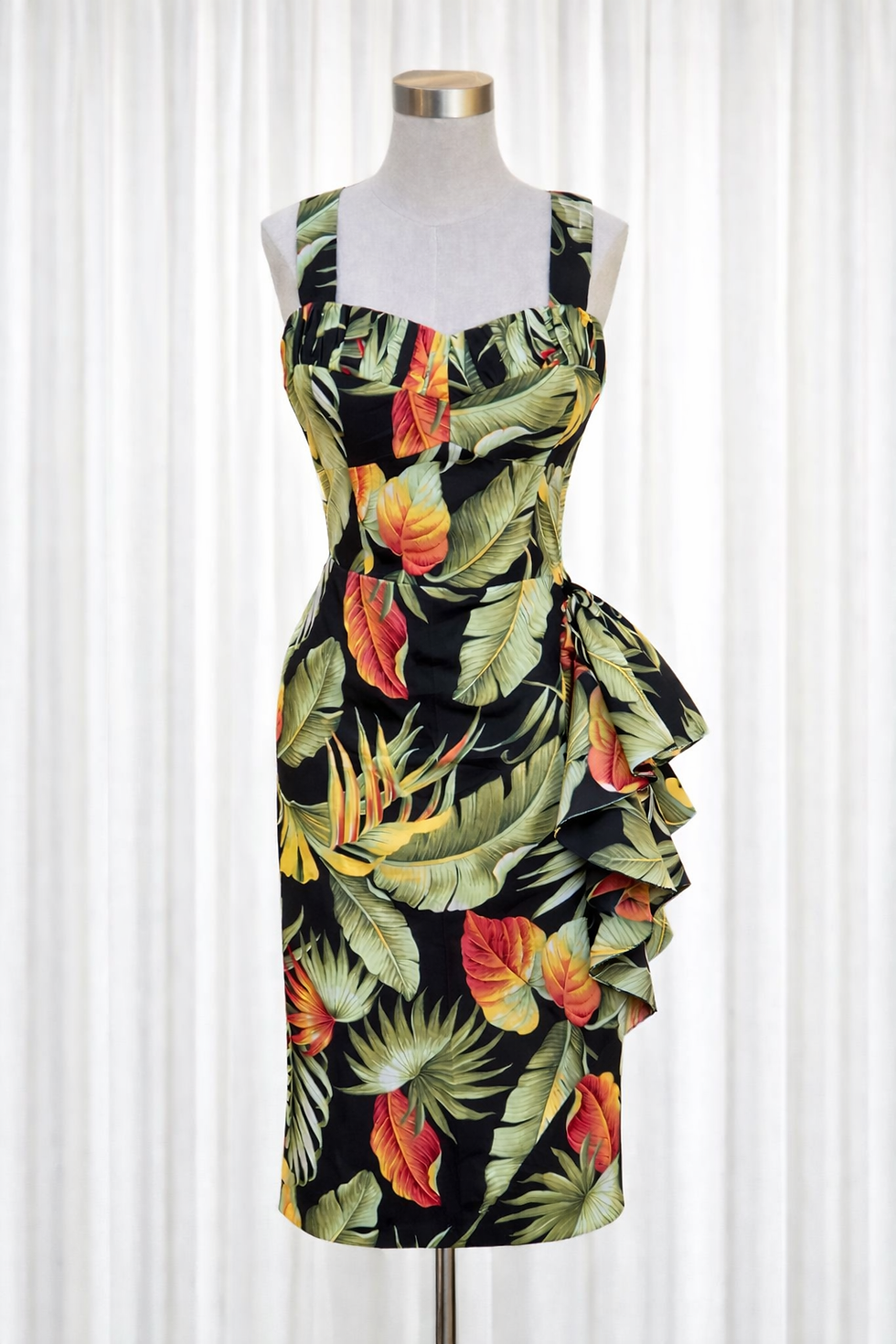 Thumbnail: Hawaiian Sarong Dress - 1950s  - Style#S TH-158V