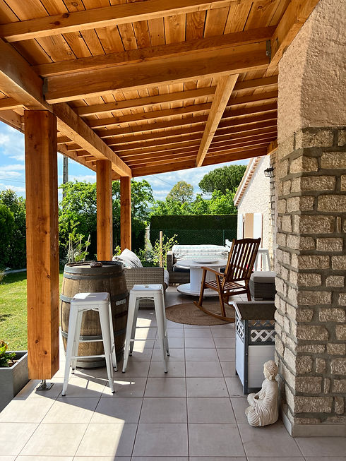 Terrasse Conciergerie Montélimar