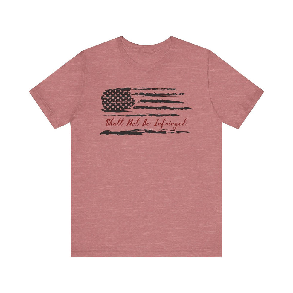 Thumbnail: Shall Not be Infringed wide Flag Tee