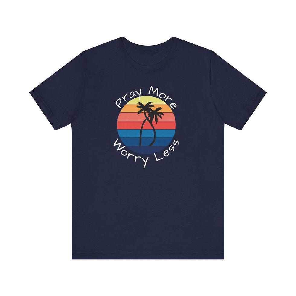 Thumbnail: Pray More Worry Less Vibe Tee
