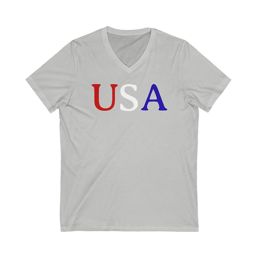 Thumbnail: USA  V-Neck Tee