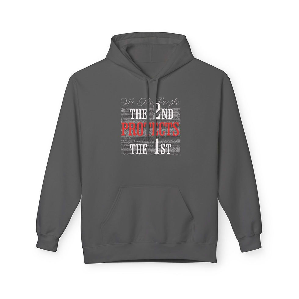 Thumbnail: The 2nd protects the 1st Fleece Hoodie  