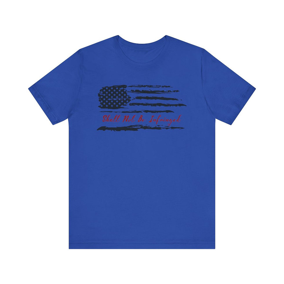 Thumbnail: Shall Not be Infringed wide Flag Tee
