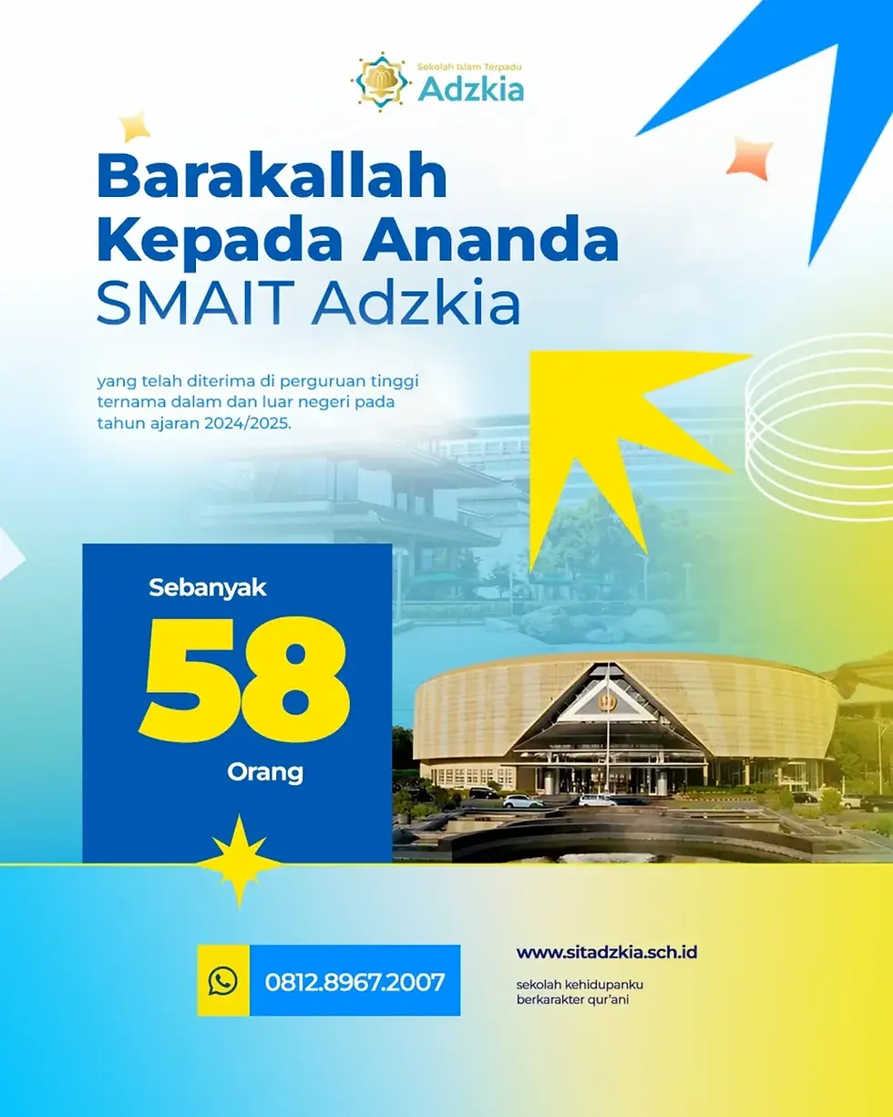 Keren! Alumninya diterima di 5 Perguruan Tinggi sekaligus