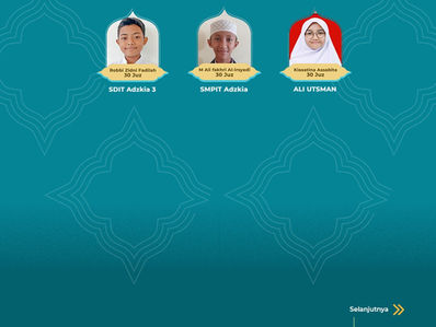 Lahir kembali 33 Hafidz Hafidzah dari Rahim Adzkia