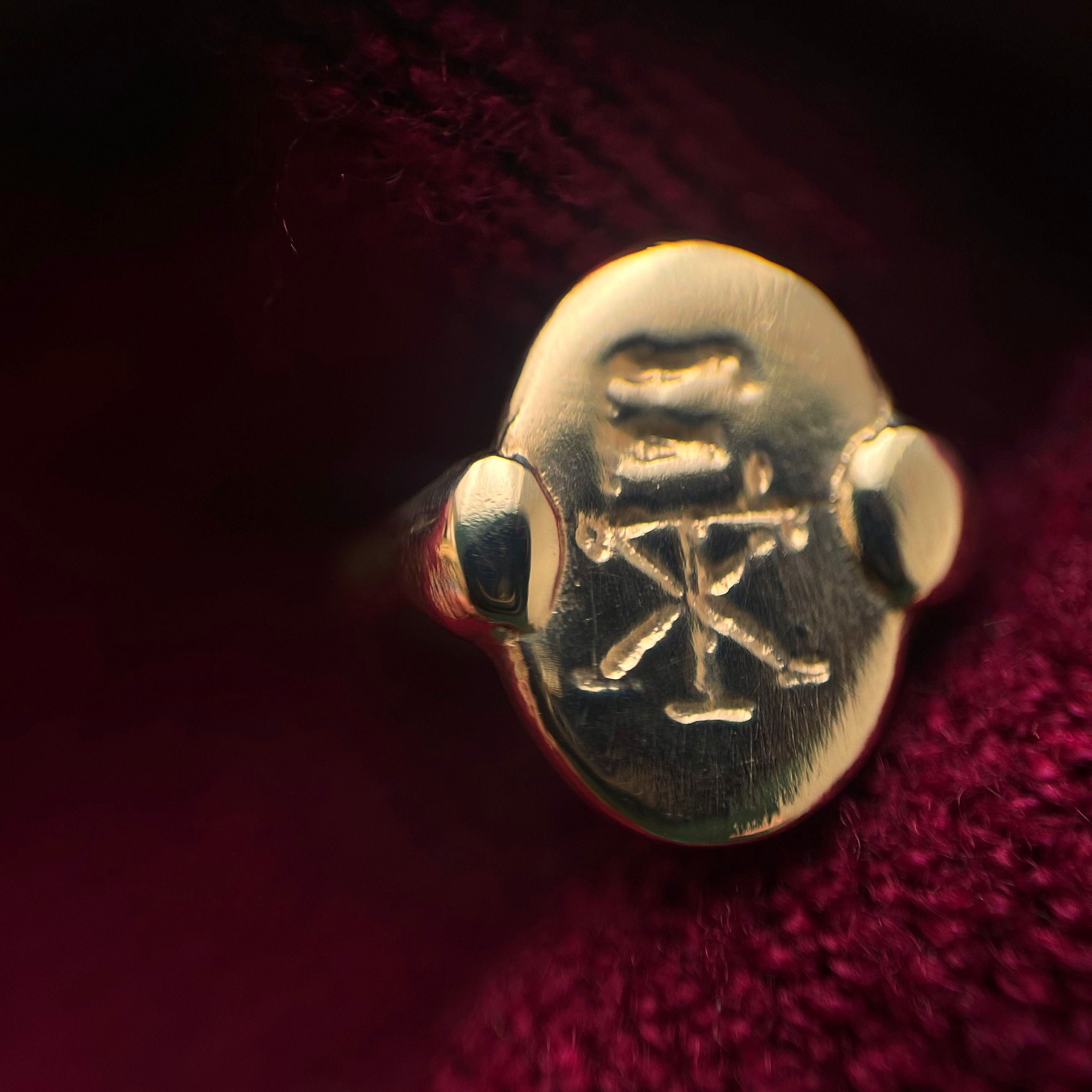 Sigillo con Monogramma Greco EYTYXI - Mis. 9 (modificabile)