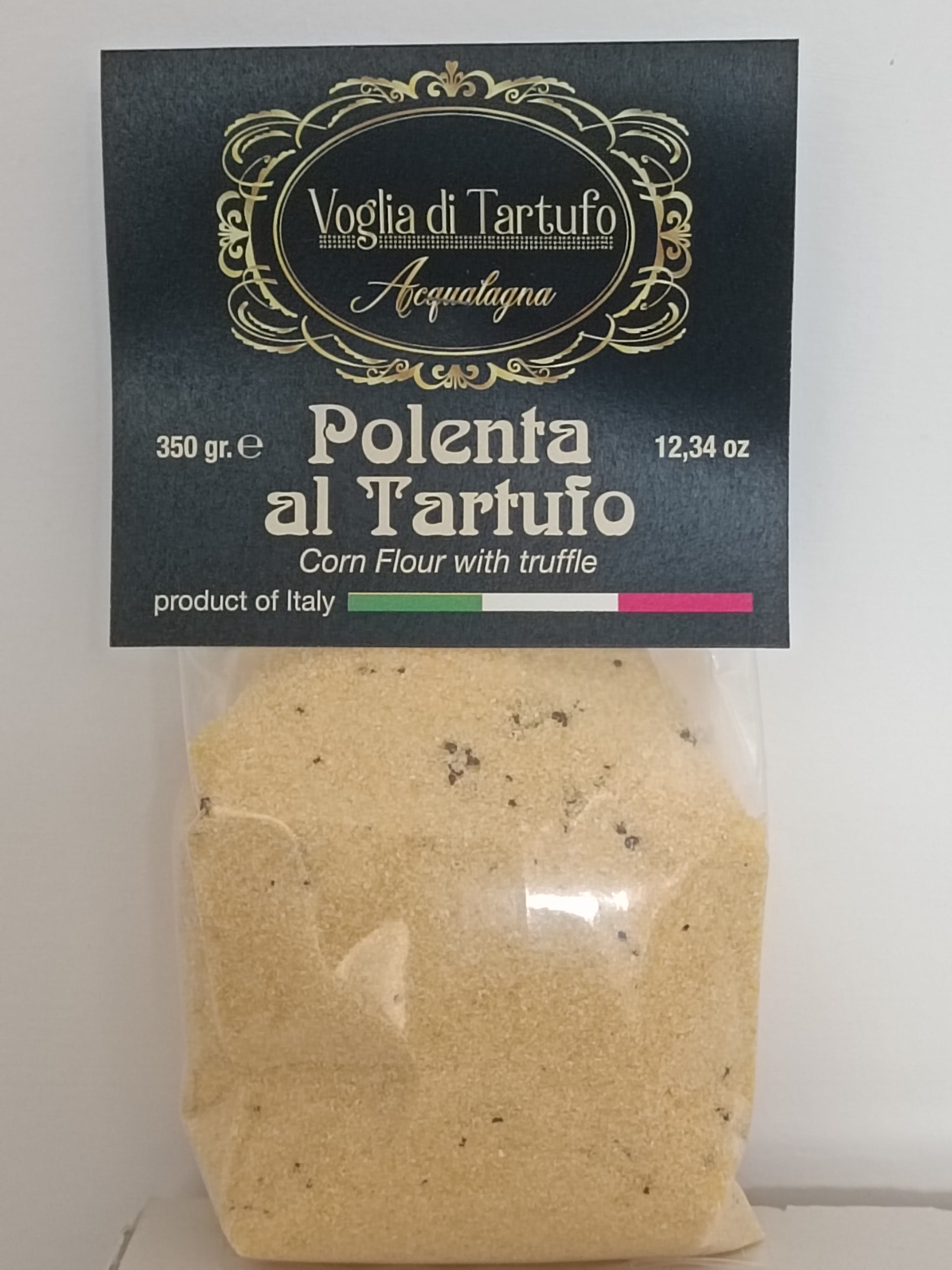 Polenta con scaglie di tartufo bianco 