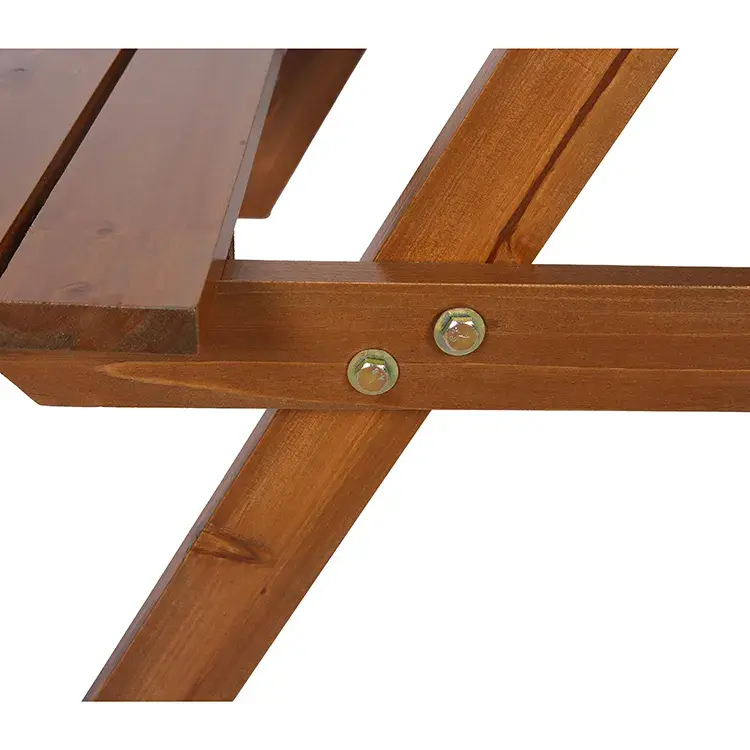 Küçük resim: iAhşap Bank Ahşap Yemek Masası Piknik Masası 62x120 cm no 1