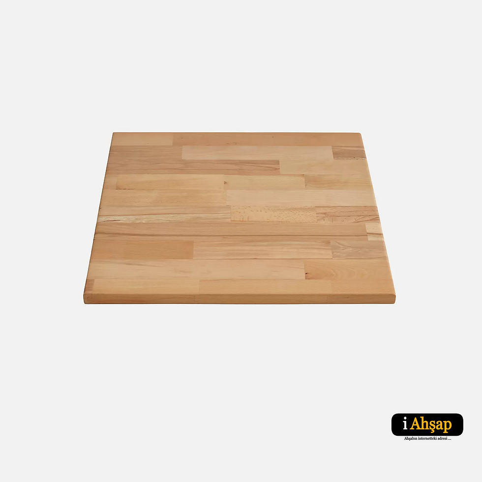 Küçük resim: Kare Kayın Masif Masa Tablası |Masif Kayın Ahşap Ofis ve Yemek Masası Üstü no6