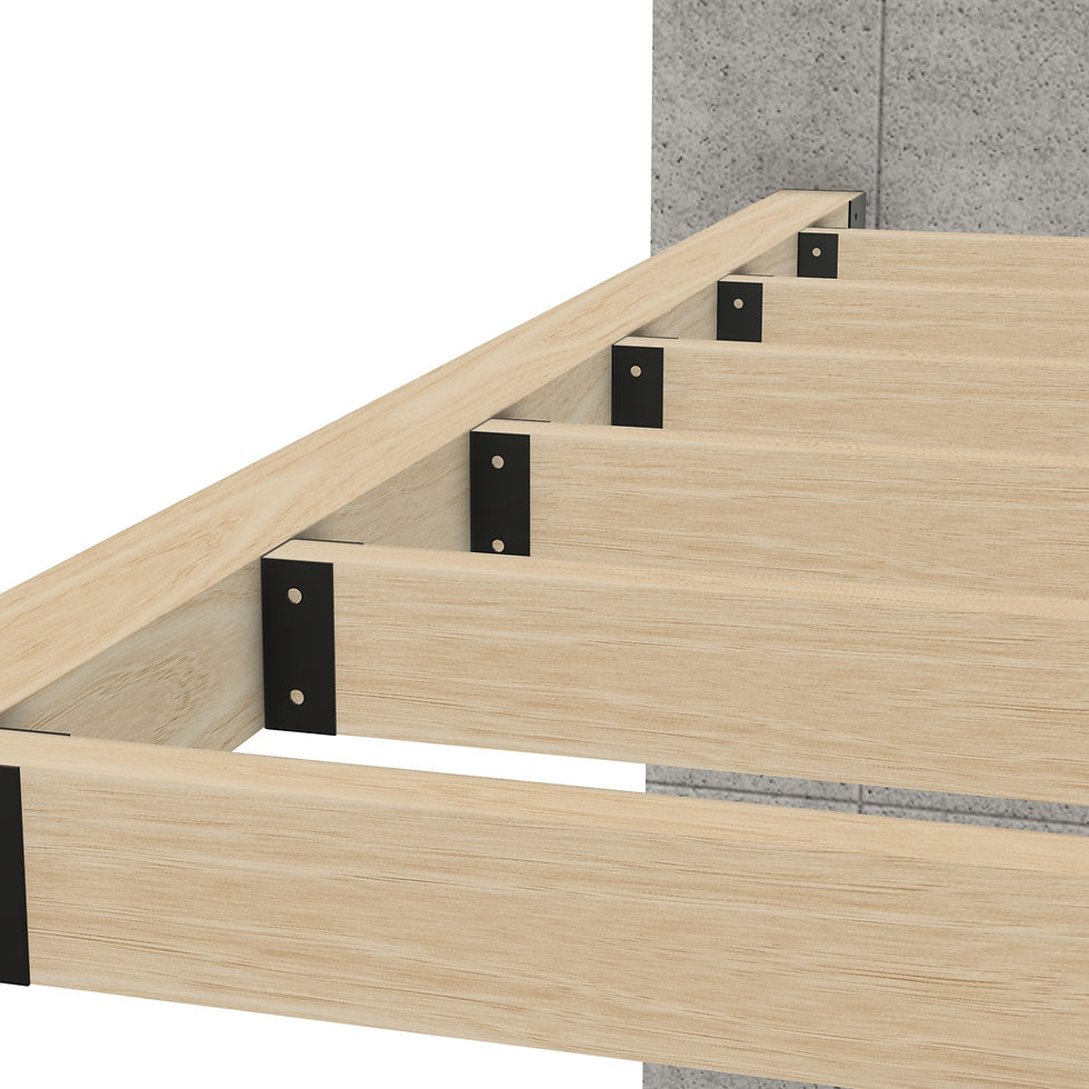 Küçük resim: iAhşap Pergola Mertek Birleşim Braketi - 4x9 cm Ahşaplara Uyumlu Çelik Montaj Ap