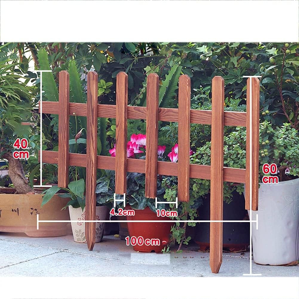 100x40 cm Bahçe Çiti Çim Çiçek Bahçesi Ahşap çiti Peyzaj yolu Çiti Ahşap