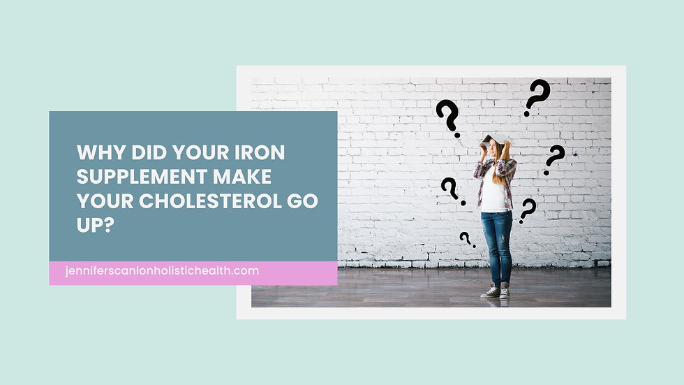 Why Your Cholesterol Might Go Up When You Take Iron Supplements (And What to Do About It)