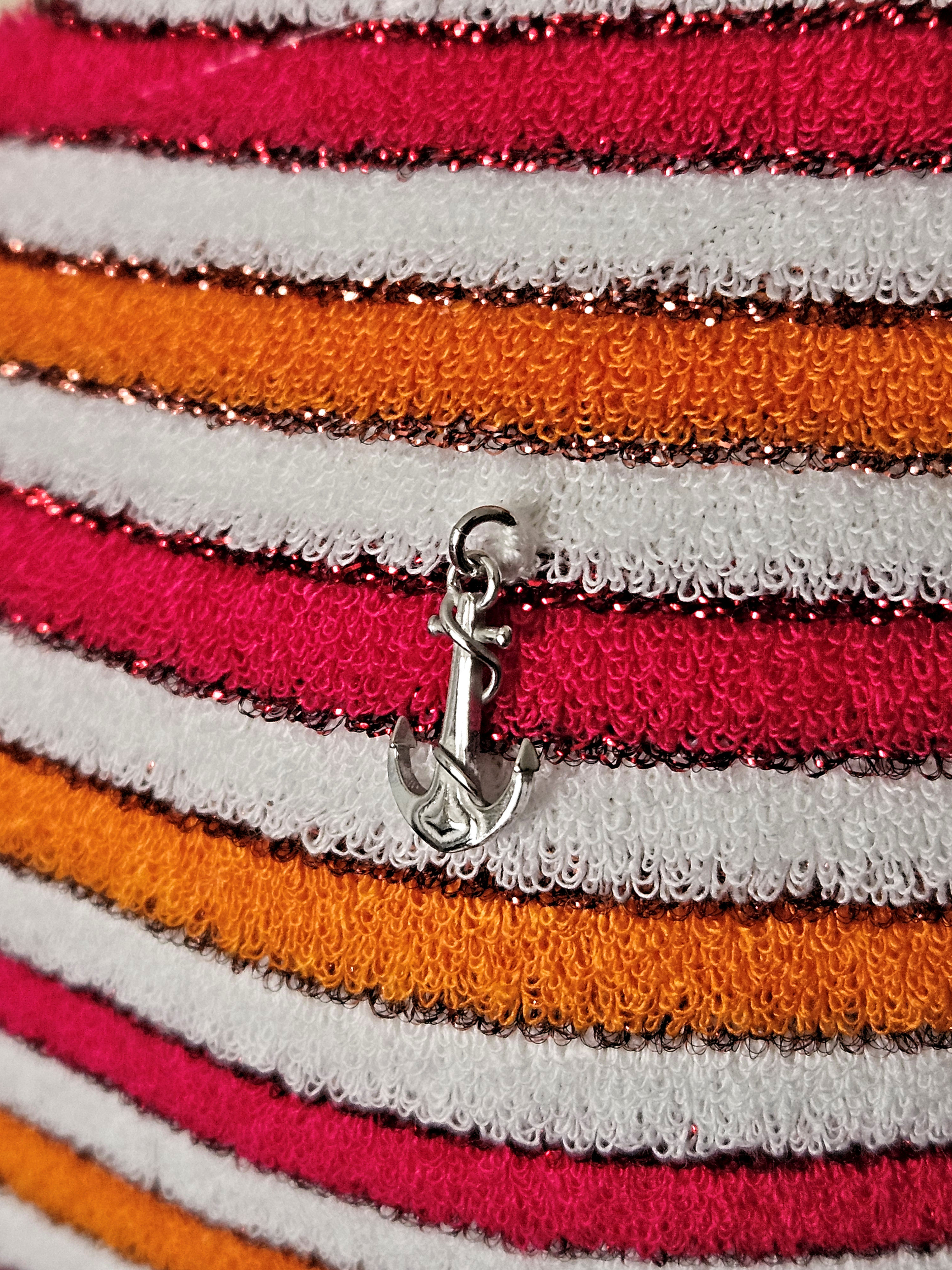 Striped shorts in Livaeco fabric