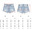 Miniatura: 26064-SHORT JEAN CON ROTURAS