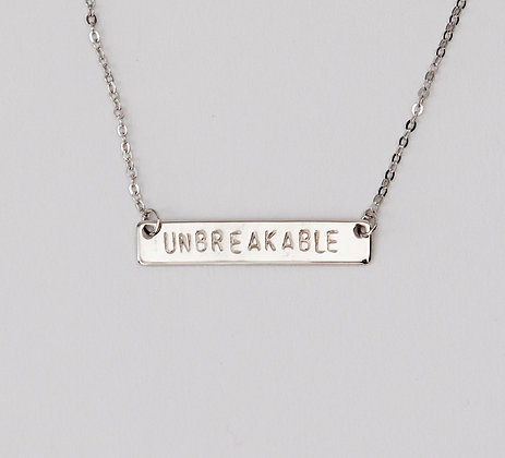 Unbreakable necklace chain clearance
