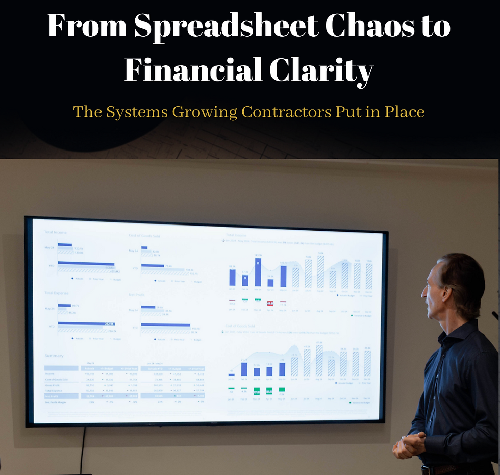 THE 7 WEEK CFO SERIES ON CONSTRUCTION