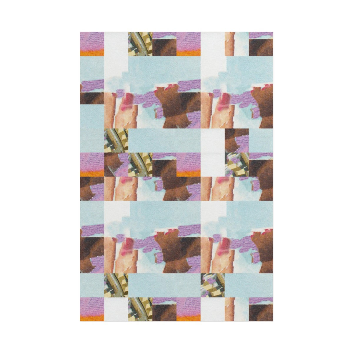 Orange, Lilas and Rolex Print