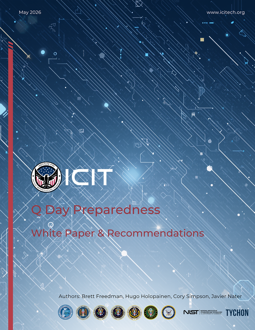 ICIT Persective: Post-quantum cryptography vs QKD critical infrastructure risk
