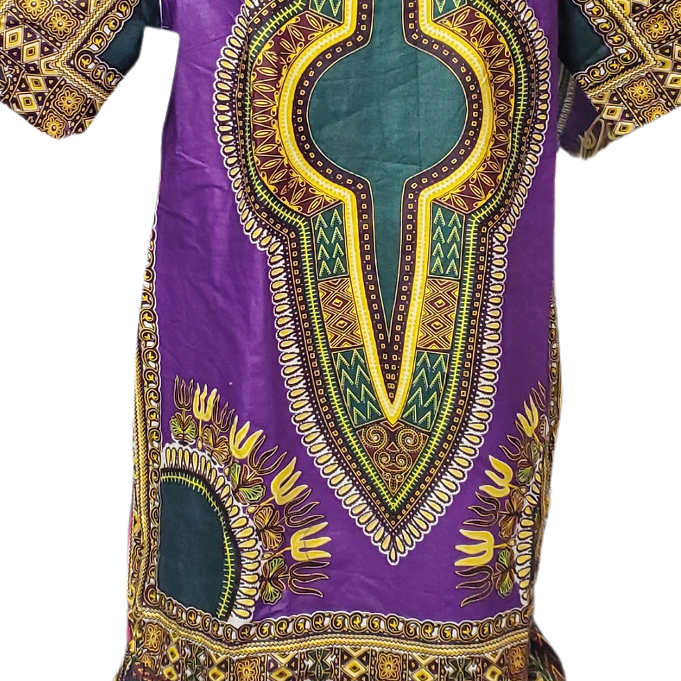 Thumbnail: Perfect Purple Dara Dashiki Dress