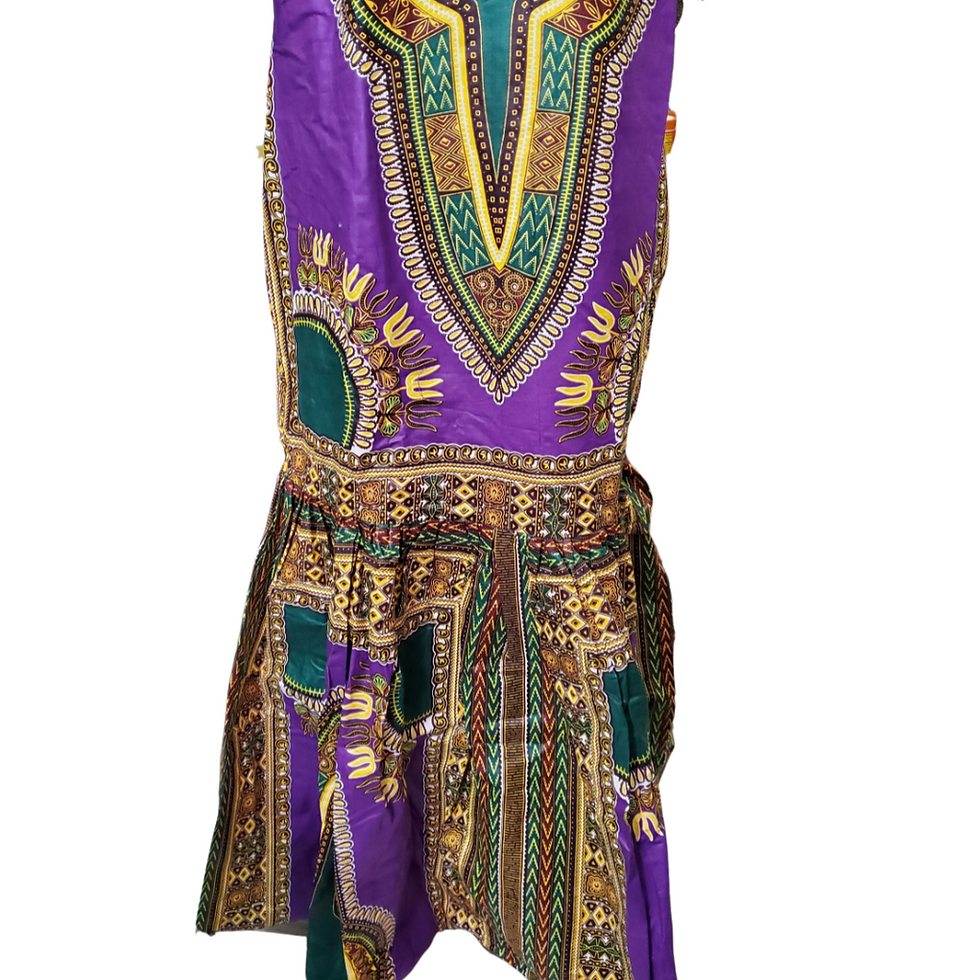 Thumbnail: Perfect Purple Dara Dashiki Dress