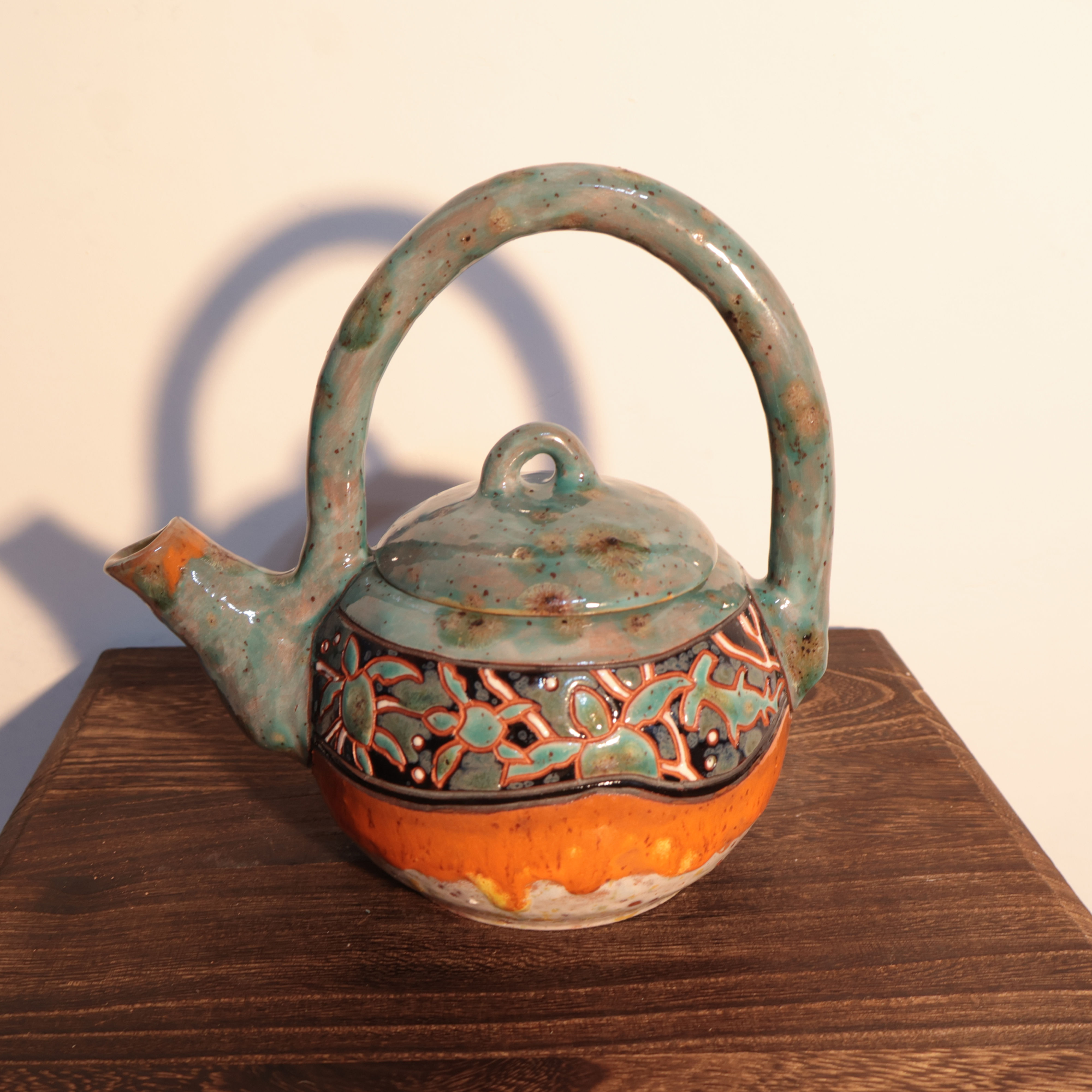 Tetera Tortuga Turqueza