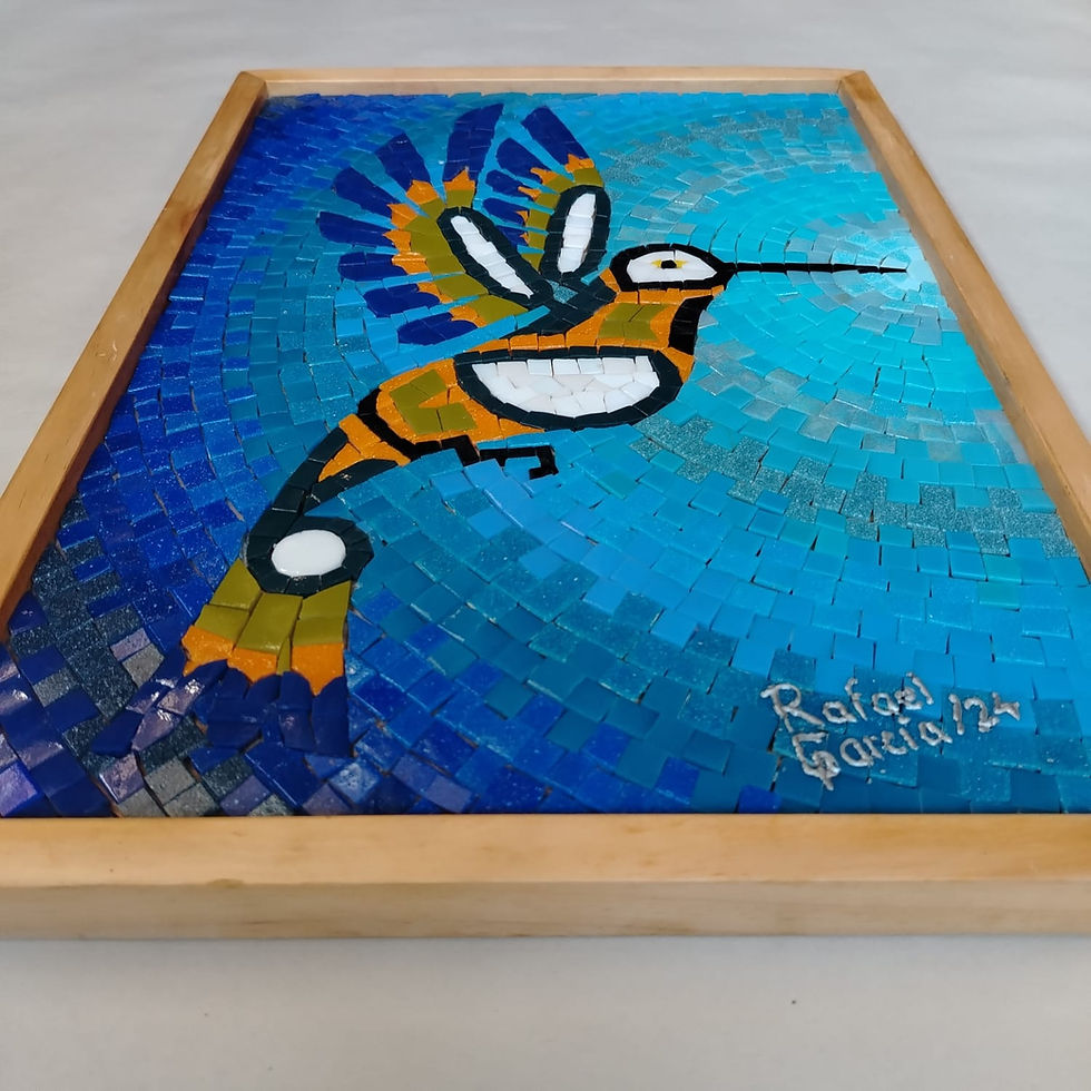 Miniatura: Colibri Mosaico vitrio