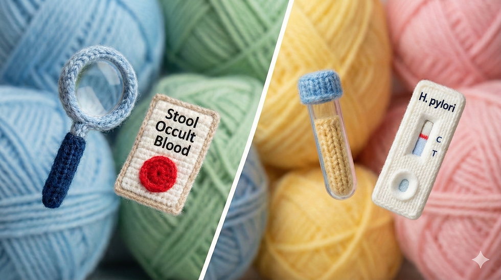 交出你的大便來，完成胃腸的篩檢