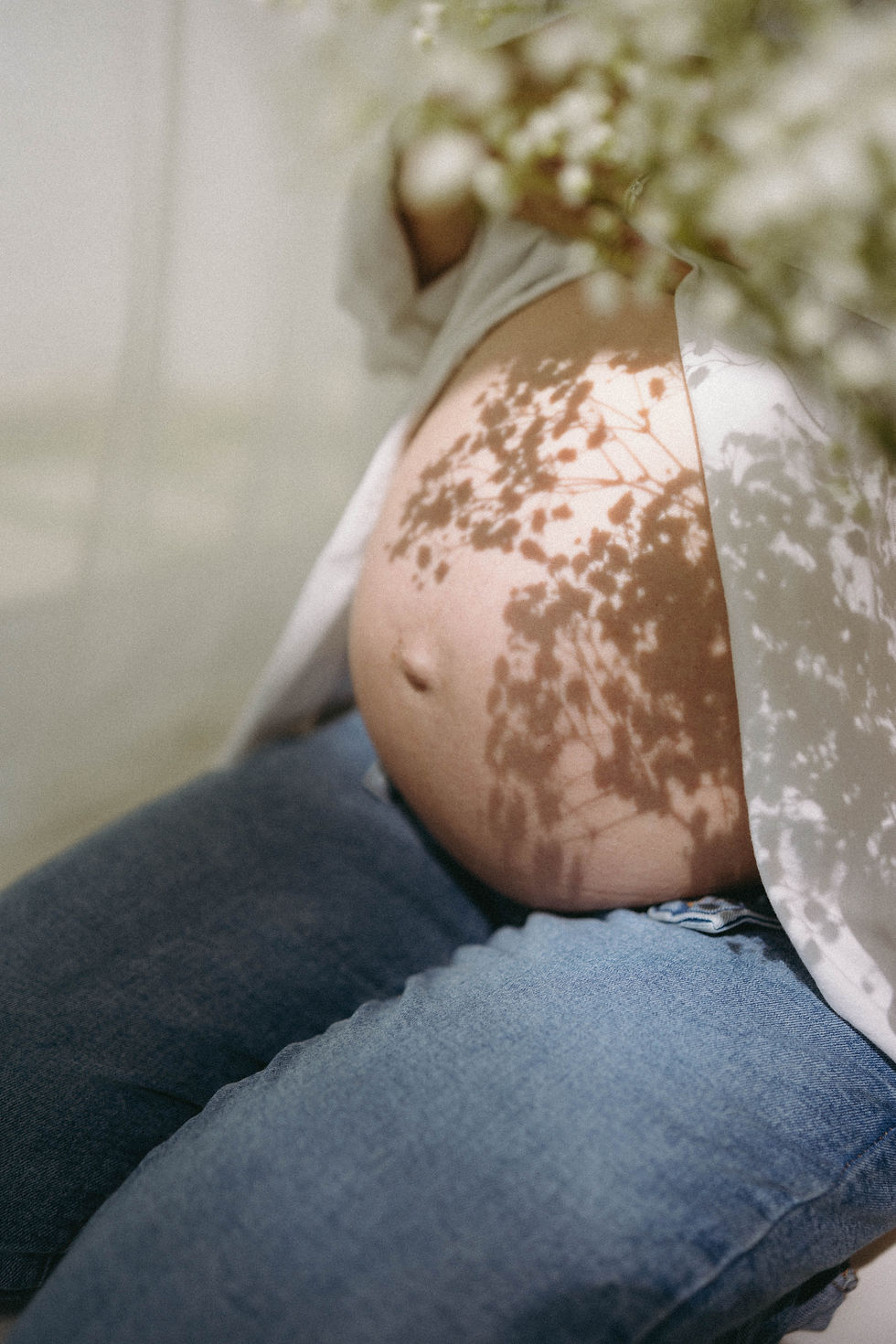 Schlichte Babybauchfotos München Regensburg Landshut