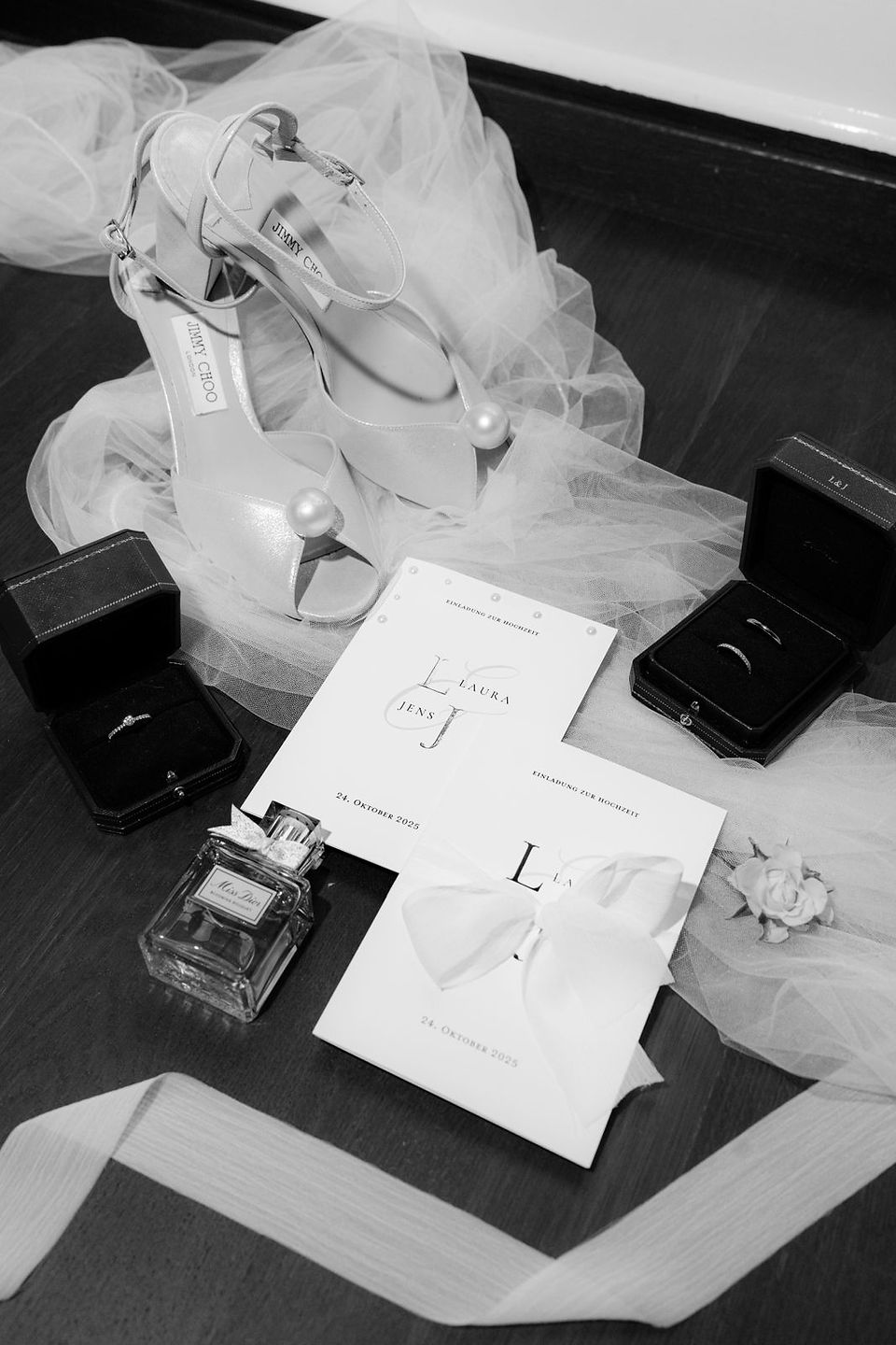Brautdetails beim Getting Ready im Europäischen Hof Heidelberg
