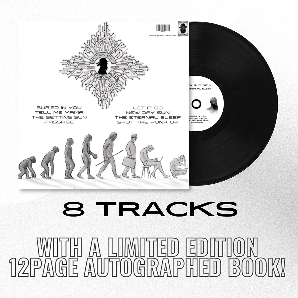 Thumbnail: Black Suit Devil - The Eternal Sleep LP Black Vinyl - Limited Edition