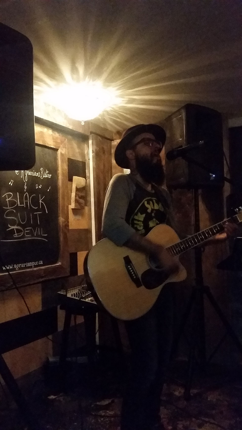 Black Suit Devil at Agrarian Bistro