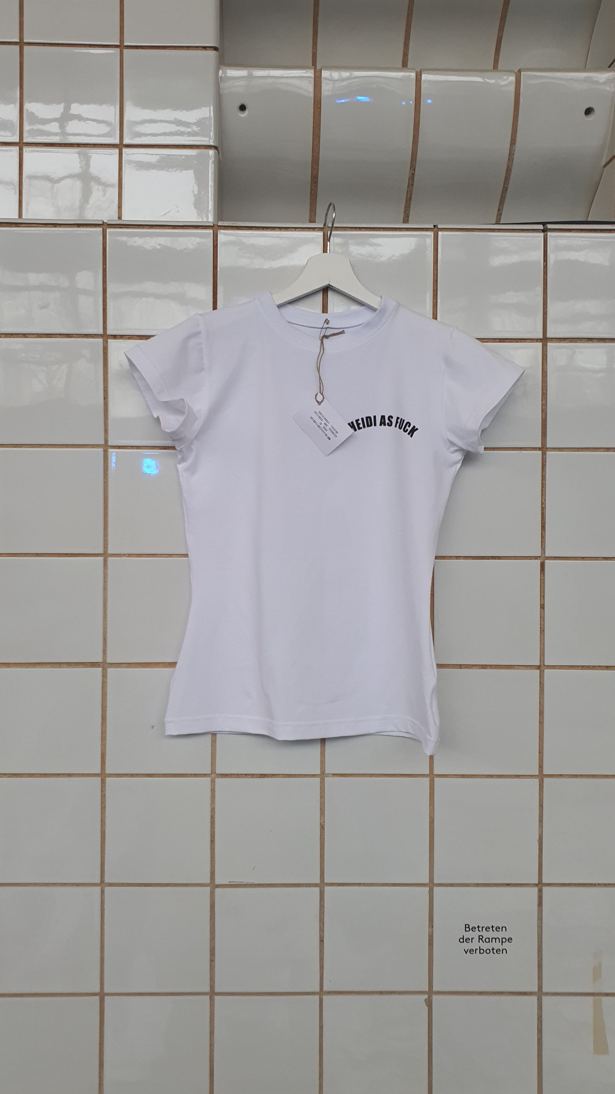 HEIDI AS FUCK K T-shirt weiss
