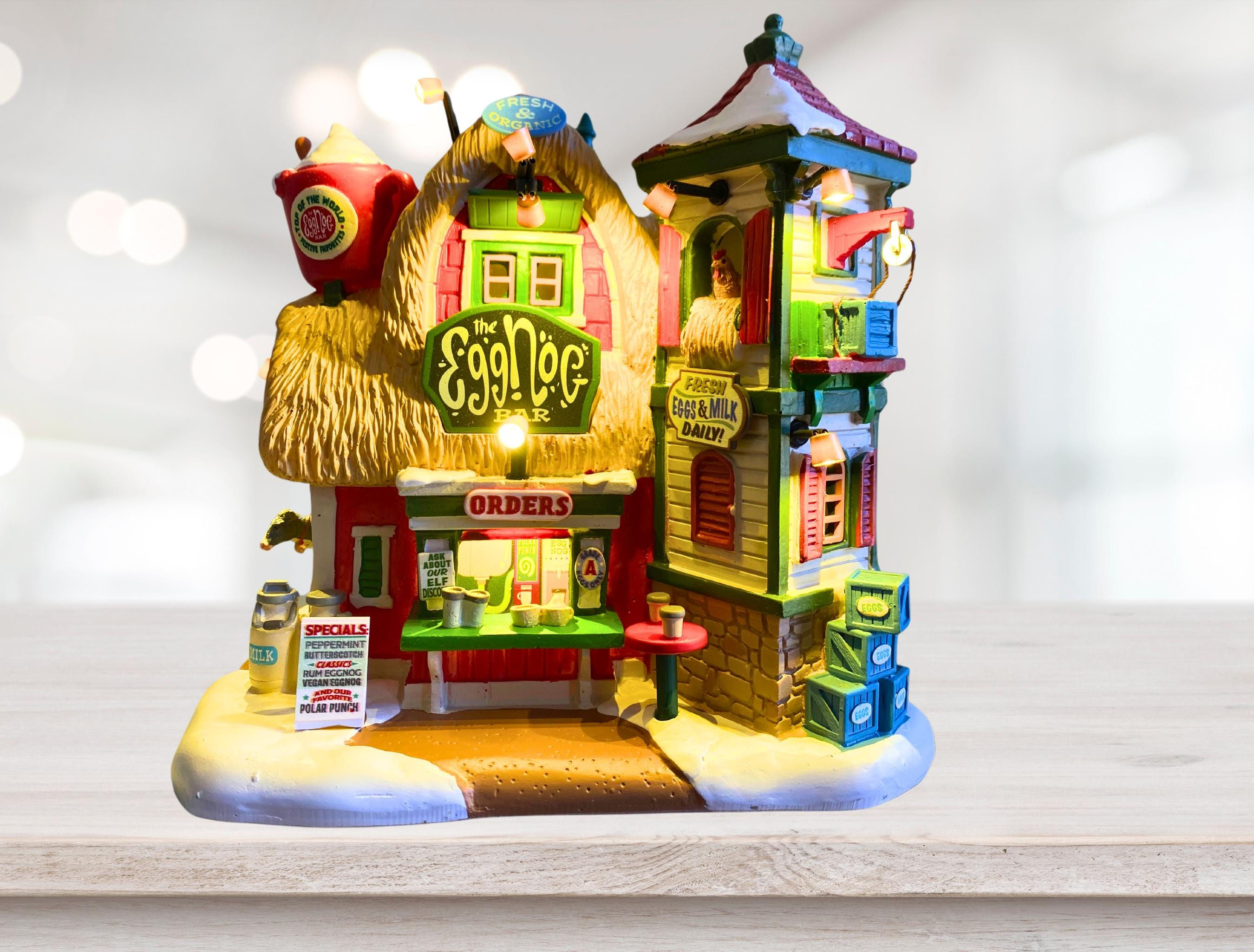2024 LEMAX The Eggnog Bar Christmas Village