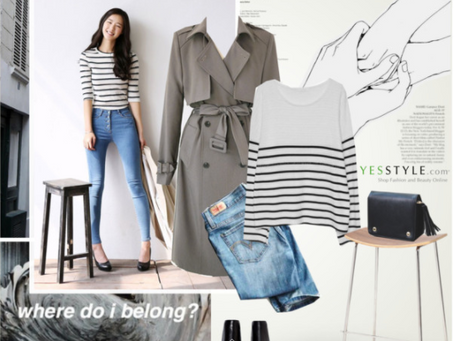 Striped Korean Fashion