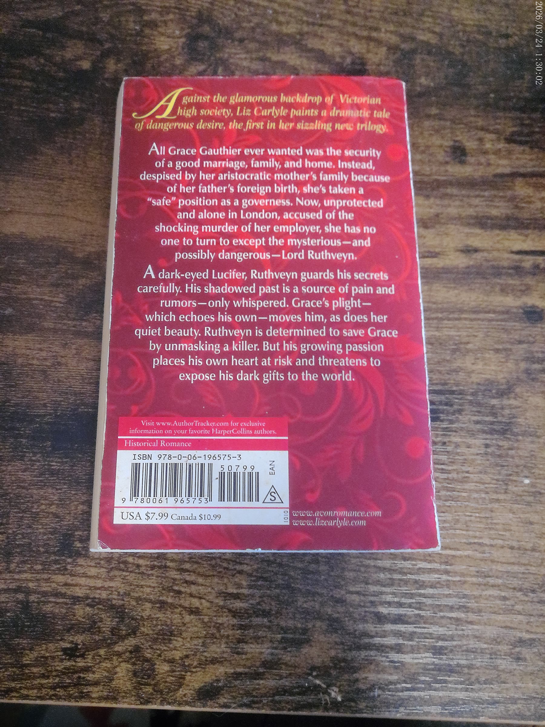 One Touch of Scandal by Liz Carlyle image 2