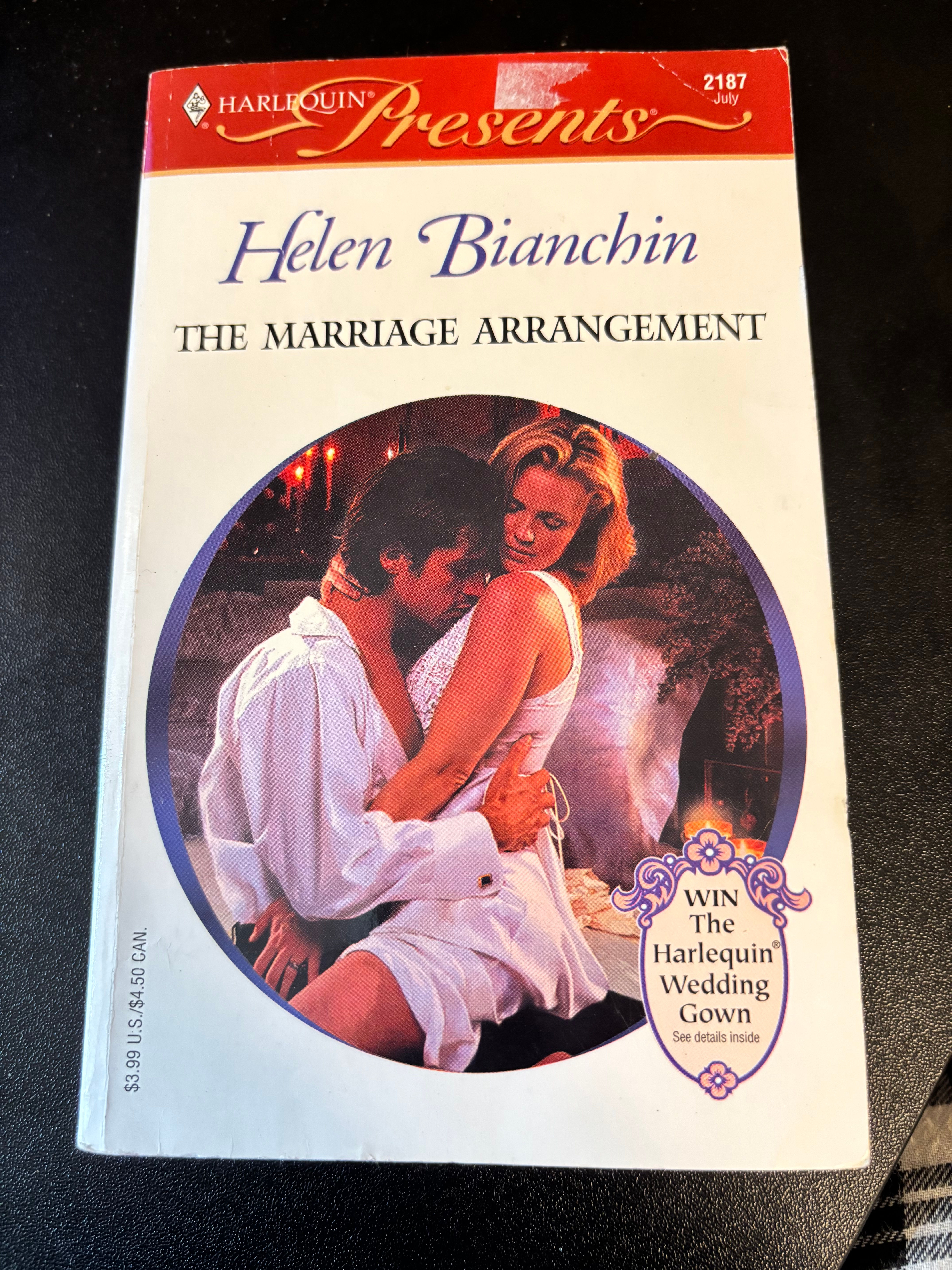 The Marriage Arrangement – Helen Bianchin (Used Paperback)