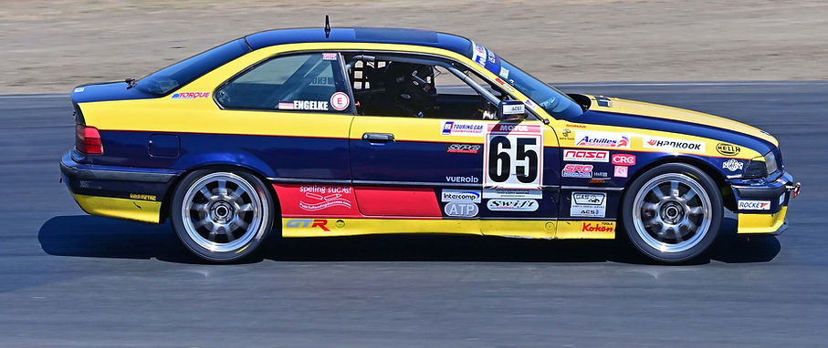 In a race defined by resilience, Marion Engelke drove the #65 Gary’s Airbag Service (GAS) / Automotive Calibration Specialists (ACS) BMW E36 to a hard-earned fourth-place finish at the United States Touring Car Championship Round 4 Thunderhill 2.5 Enduro. The result came despite a critical mechanical issue that tested both driver and machine during the second half of the grueling endurance event.