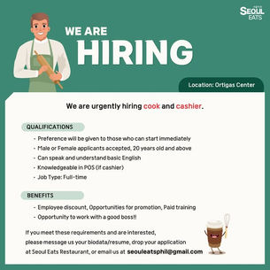 WE'RE HIRING!