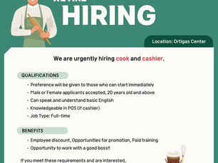 WE'RE HIRING!