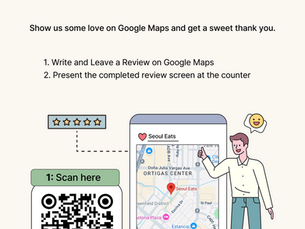 Review us on Google Maps and receive a free iced coffee!!