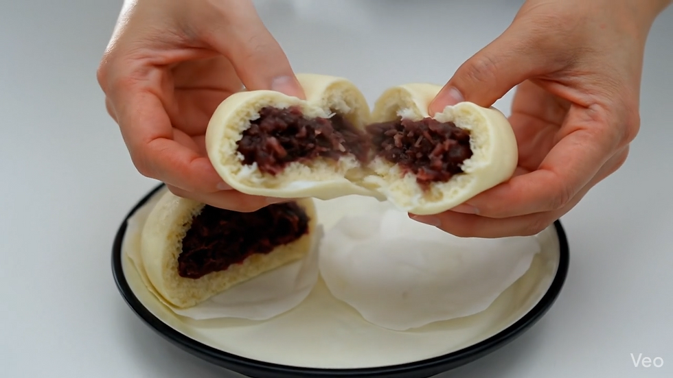 Sweet red bean steamed bun! Our Hoppang is just ₱59 and guaranteed to hit the spot.