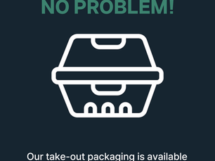 Take Out Package Notice