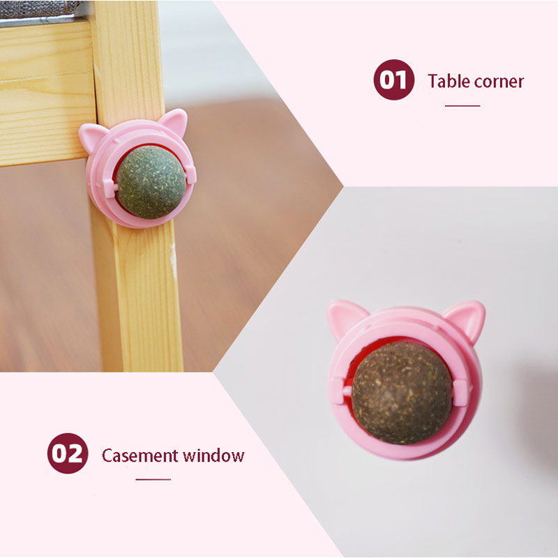 Thumbnail: Cats Catnip Cat Toy Natural Ball Removal Cat Grass Treats to Improve Digestion W