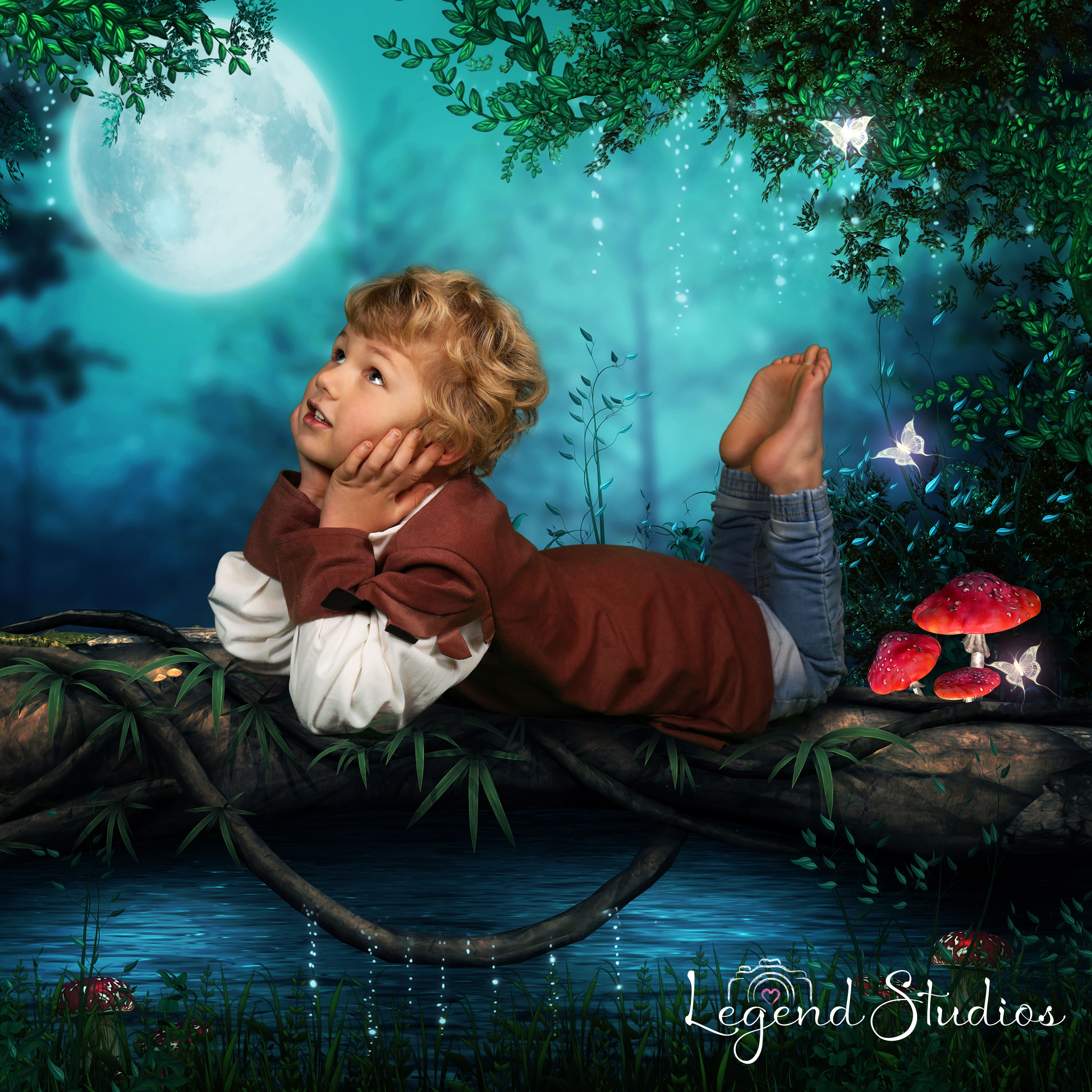 Forest branch Portrait transformed from your photo