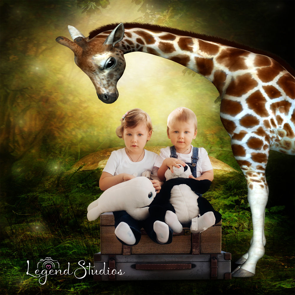 Jungle Portrait transformed from your photo