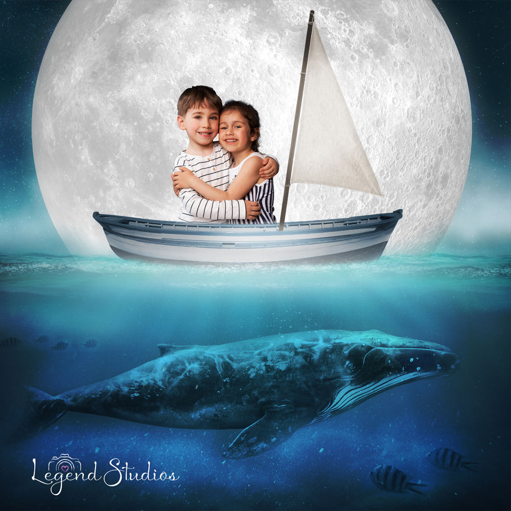 Whale boat Portrait transformed from your photo
