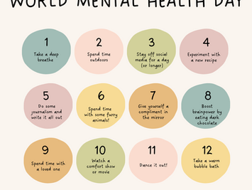 World Mental Health Day!